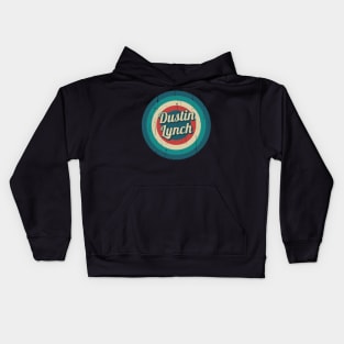 Circle Retro Dustin Lynch Kids Hoodie